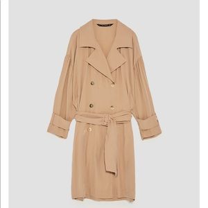 Zara Oversized Trench Dress